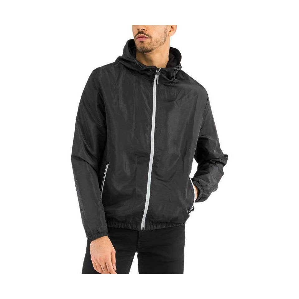 Solid Hooded Lightweight Windbreaker Jacket - VacationGrabs
