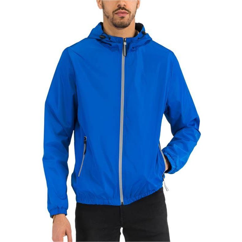 Solid Hooded Lightweight Windbreaker Jacket - VacationGrabs