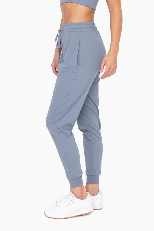 Women's Pants Solid Pleated Front Joggers