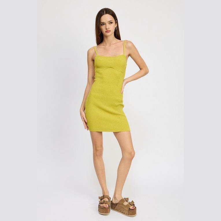 Spaghetti Strap Bodycon Dress - VacationGrabs