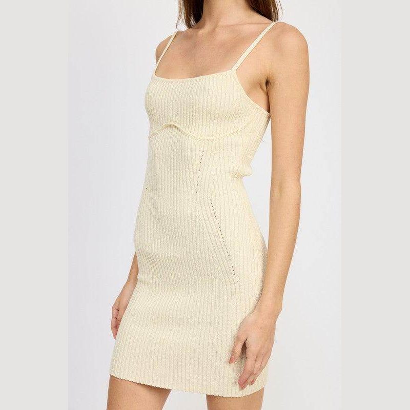 Spaghetti Strap Bodycon Dress - VacationGrabs