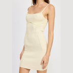 Spaghetti Strap Bodycon Dress - VacationGrabs