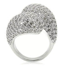 Elegant sparkling cocktail ring for women with dazzling stones in a stylish design