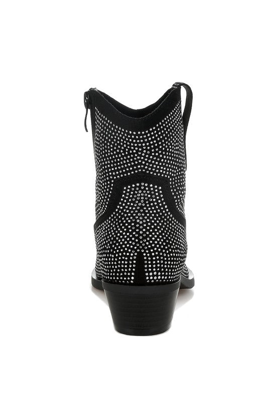 Rag Company sparkly cowboy boots for parties with trendy design and comfortable heel