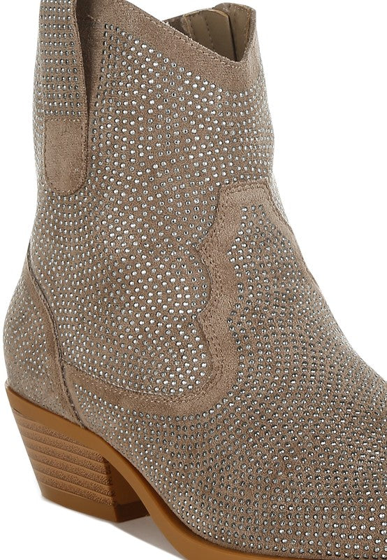Rag Company sparkly cowboy boots for parties featuring a glittery design and a stylish heel
