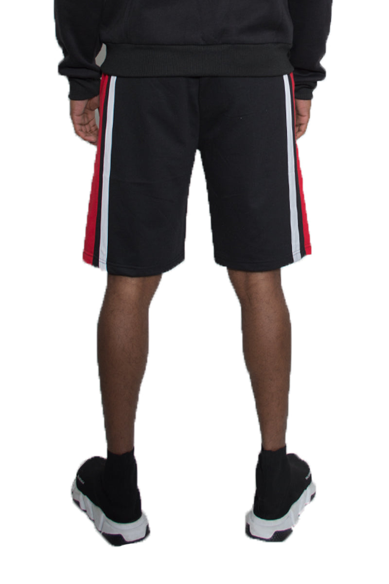 Teddy French Terry Shorts – Color Block Stripe