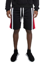 Teddy French Terry Shorts – Color Block Stripe