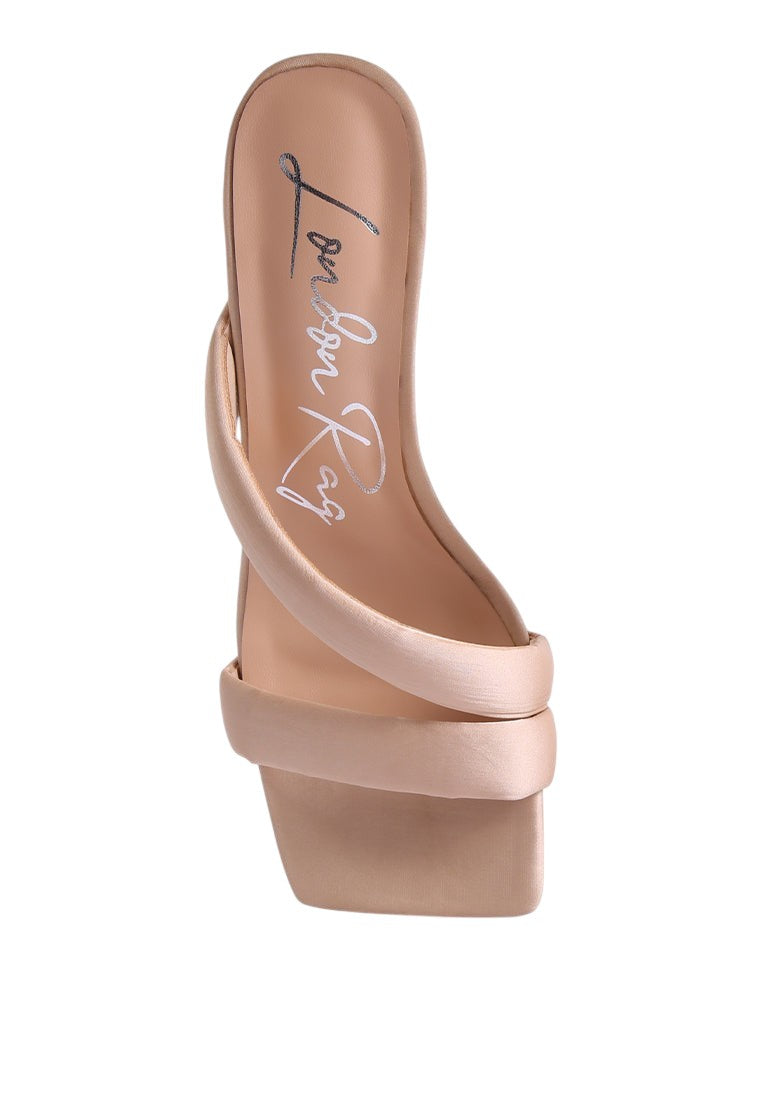 Spice Up Dual Strap Heel Sandals