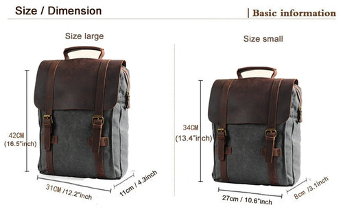 Gray sprayground backpack with leather accents for everyday use