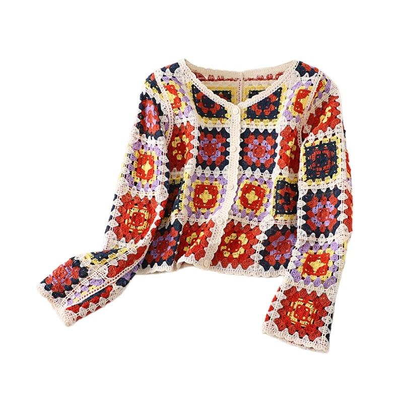 Women's Sweaters Spring Autumn Knit Sweater Cardigan For Women Long Sleeve