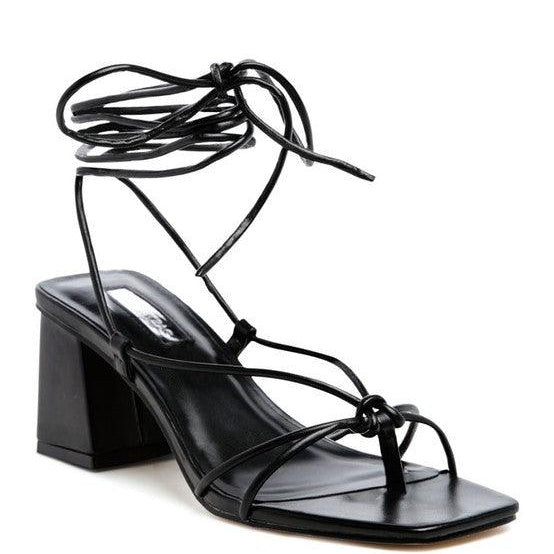 Women's Shoes - Heels Spruce Tie Up Block Heel Sandals