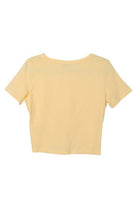 Women's Shirts Ss Twisted Top