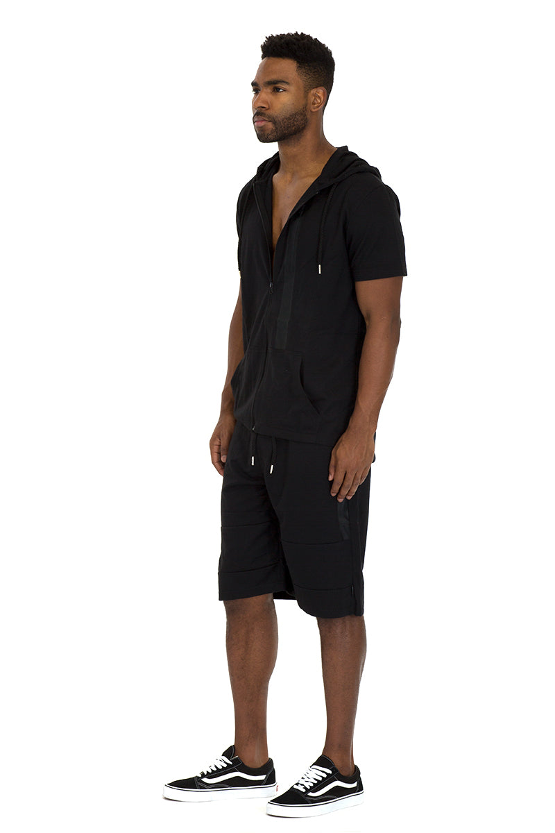 Montage Short Sleeve Track Set – Zip Hoodie & Shorts