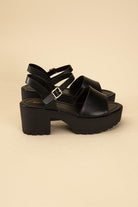 Women's Shoes - Sandals Stacie-S Platform Sandals Black White