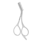 Stainless steel eyebrow trimmer for precise shaping and grooming