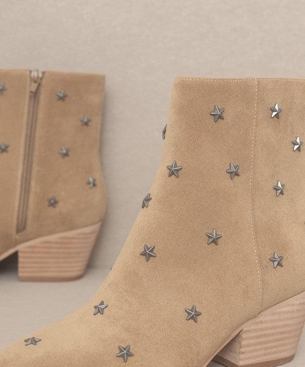 Women's Shoes - Boots Star Studded Western Boots