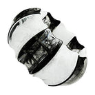 Stylish statement bracelets for women featuring a unique black and white swirl design