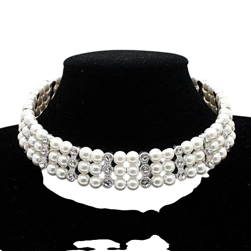 VacationGrabs Statement Pearl Necklace for Women