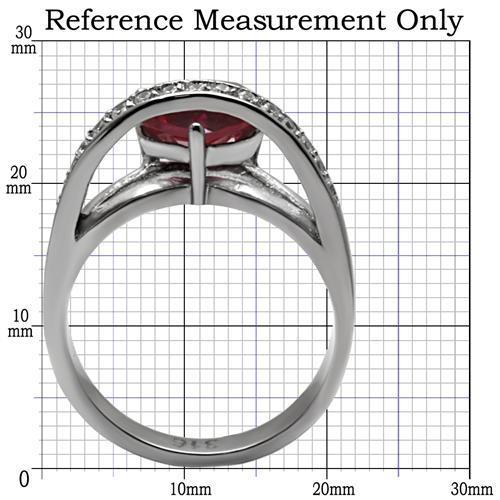 Women's sterling silver ruby ring for elegant occasions