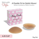 Original sticky boobs adhesive bra in nude color with a flexible fit for A-B cup sizes