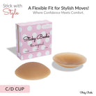 Original Sticky Boobs adhesive bra in C-D cup for comfort and flexibility with stylish moves