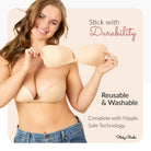 Sticky Boobs Reusable Adhesive Bra for Women with washable and nipple-safe technology for comfort
