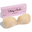 Sticky Boobs reusable adhesive bra for women in D cup, perfect for seamless support and comfort