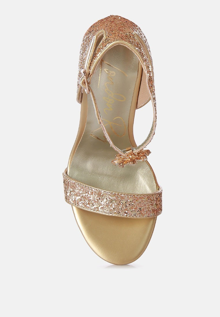 Straight Fire High Heel Glitter Stilettos