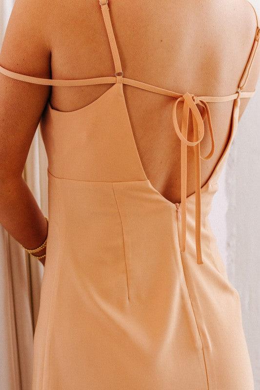 Women's Dresses Strap Detail Mini Dress