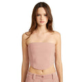Emory Park Strapless Vacation Tops in Blush Pink for Effortless Summer Style