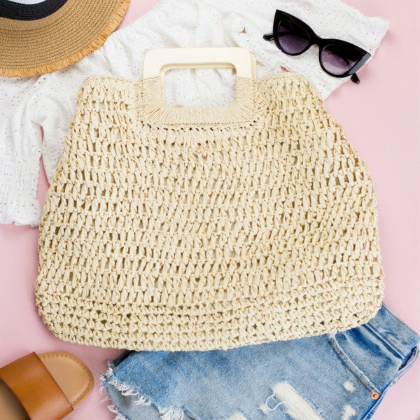 Aili's Corner straw tote handbags perfect for summer outings