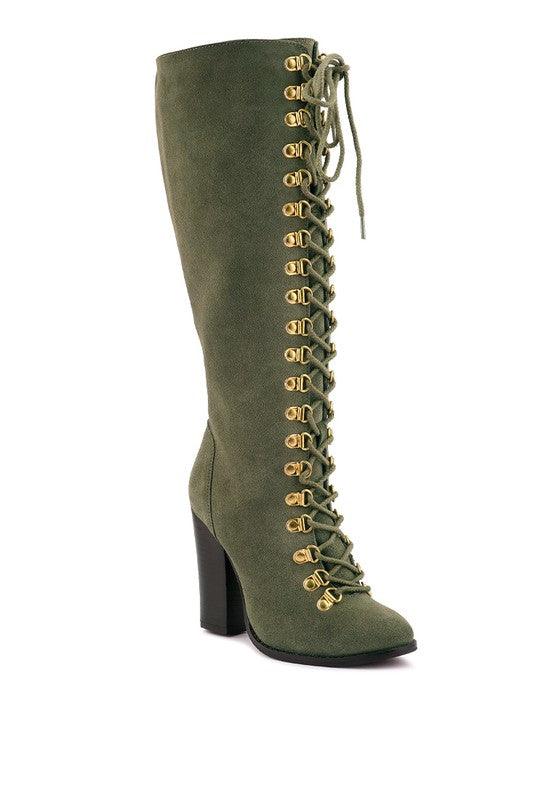 Women's Shoes - Boots Street-Slay Antique Heeled Calf Boot