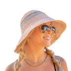 Stripe Accent Straw Hat