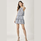 Mustard Seed women's striped summer dress with sleeveless design and elastic waist