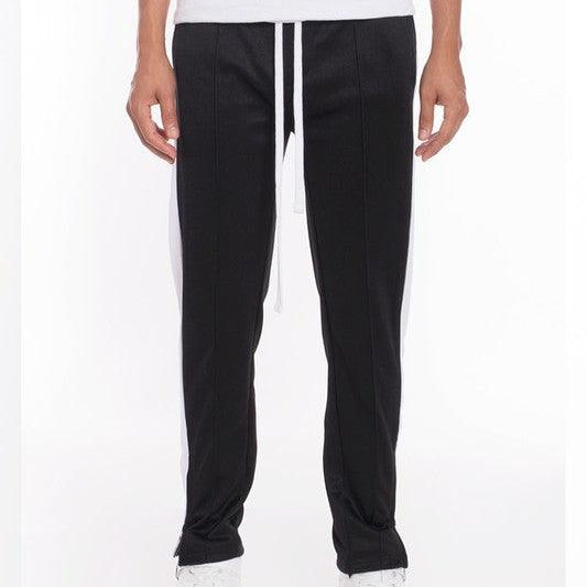 Men's Pants - Joggers Striped Tricot Tapered Pants Mens Track Pants