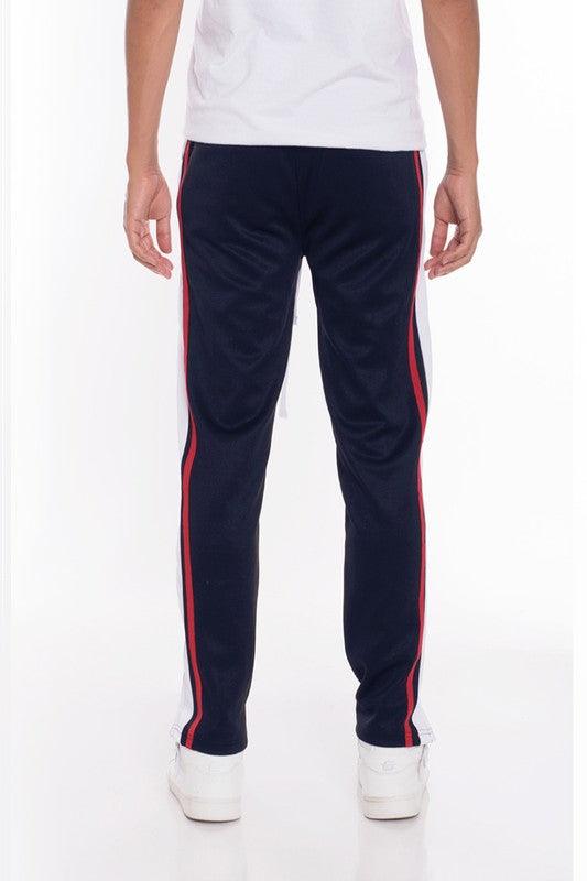 Men's Pants - Joggers Striped Tricot Tapered Pants Mens Track Pants
