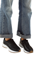 Women's Studded Real Leather Sneakers for Travel