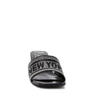 Rag Company women's black studio 55 New York sandals with crystal embellishments and open toe design