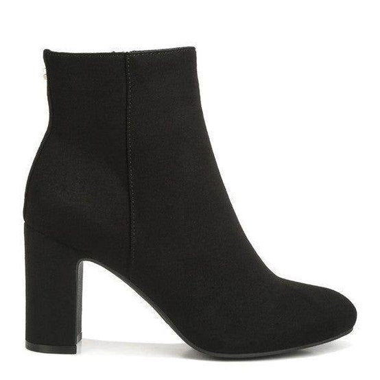 Rag Company stylish ankle boots for women with a sleek black design and high heel