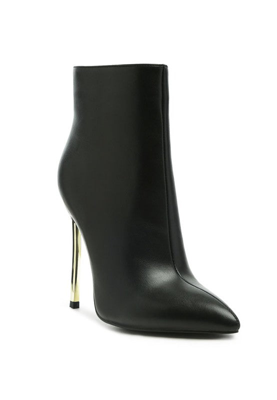Rag Company stylish beige booties featuring a sleek design and stiletto heel