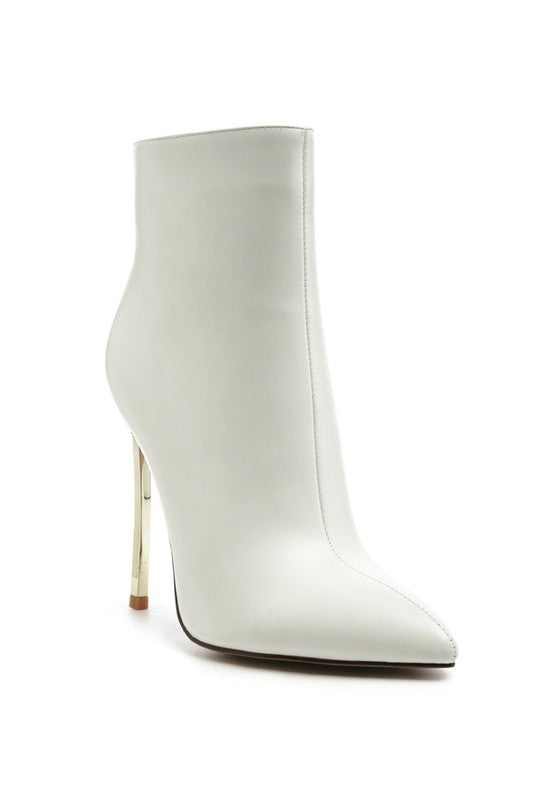 Rag Company stylish beige booties with a sleek design and elegant high heels