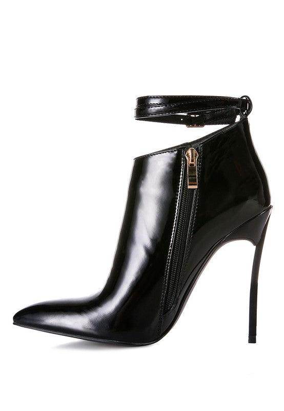 Stylish black ankle boots by Rag Company with a sleek design and elegant heel