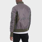 WEIV stylish bomber jackets for men featuring a modern design and unique zip details on the back.