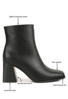 Stylish Brown Chelsea Boots with lightly cushioned insole and flared block heel detail