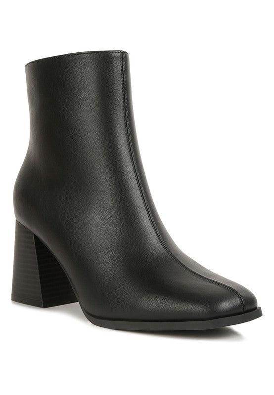 Rag Company Stylish Brown Chelsea Boots with a sleek design and comfortable block heels for versatile wear