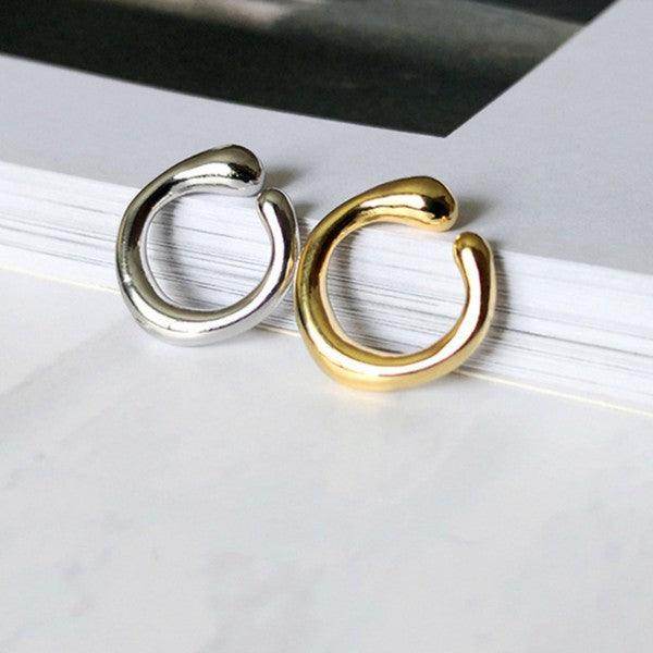 ClaudiaG Collection stylish ear cuff for vacation in silver and gold color options