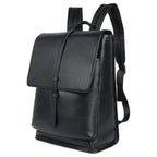 VacationGrabs Mens Teens Stylish Backpacks Leather Black Brown Travel Bags, Men's, Size: One size