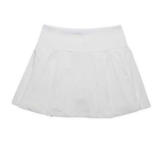 Women's Skirts Stylish Light Fabric Tennis Skirt White Or Charcoal