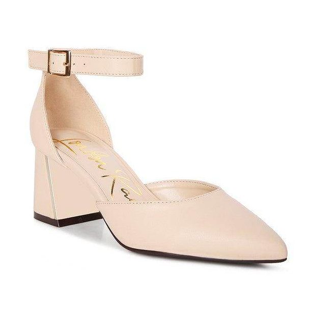 Rag Company stylish metallic sandals with a chic ankle strap and block heel for elegant occasions