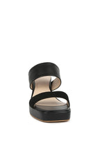 Rag Company black women's stylish platform sandals for travel with double straps and cushioned sole